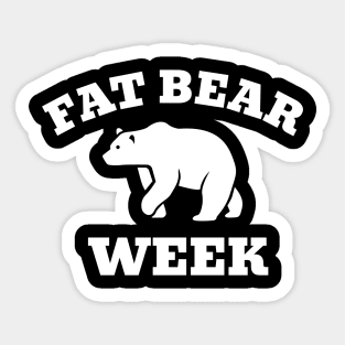 Fat bear week Sticker